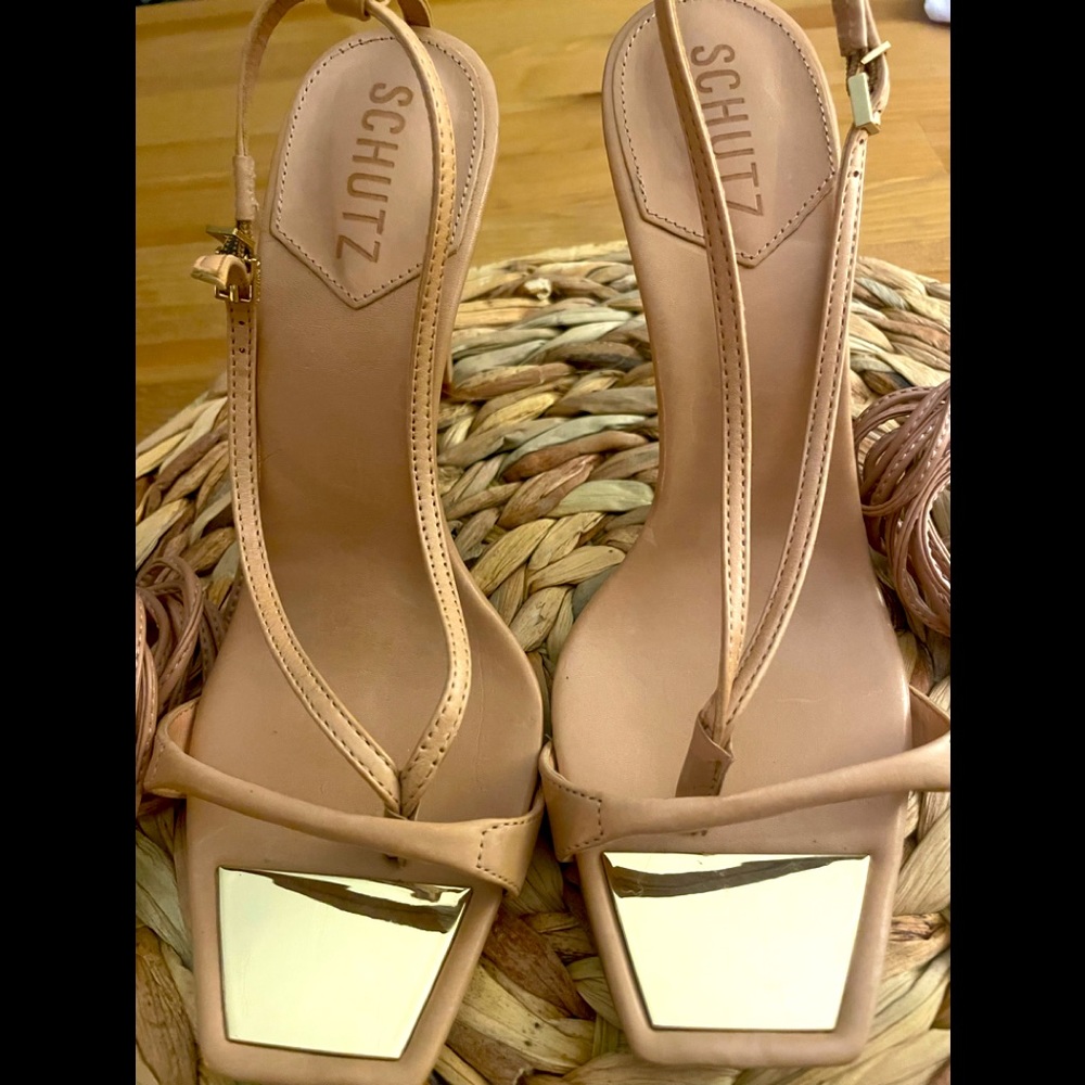Schutz wrap shoes